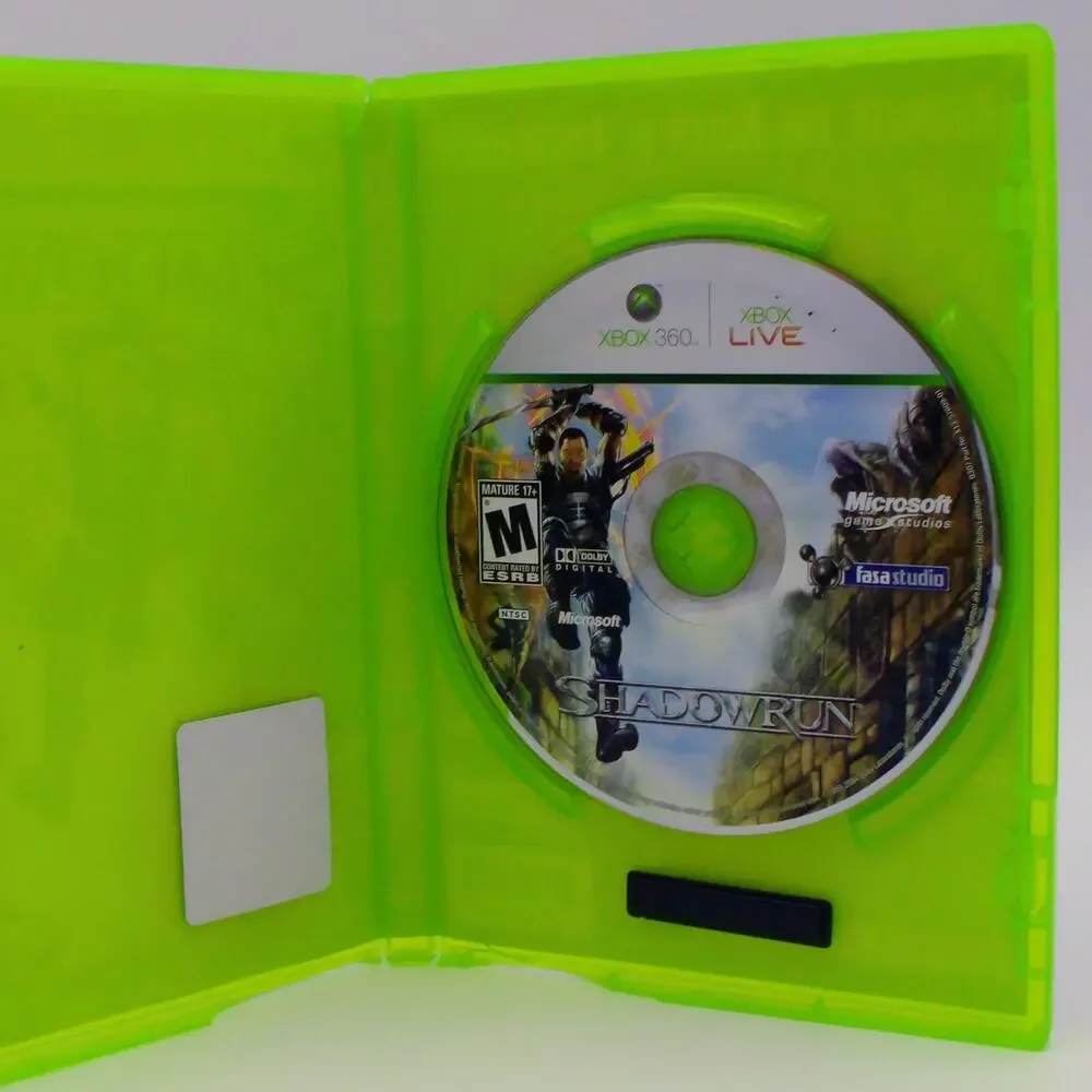 Shadowrun Xbox 360 Video Game Multiplayer Microsoft Rated M